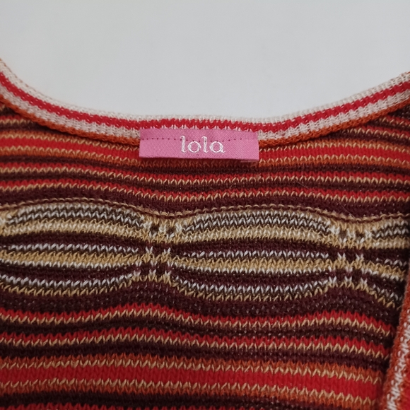 Vintage 60s 70s Colors Loose Knit Sweater - Picture 15 of 16